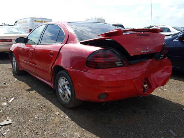 1G2NF52E23C327663 - 2003 PONTIAC GRAND AM S წითელი ფოტო 3