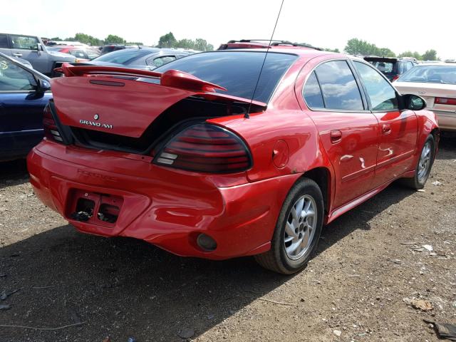 1G2NF52E23C327663 - 2003 PONTIAC GRAND AM S წითელი ფოტო 4