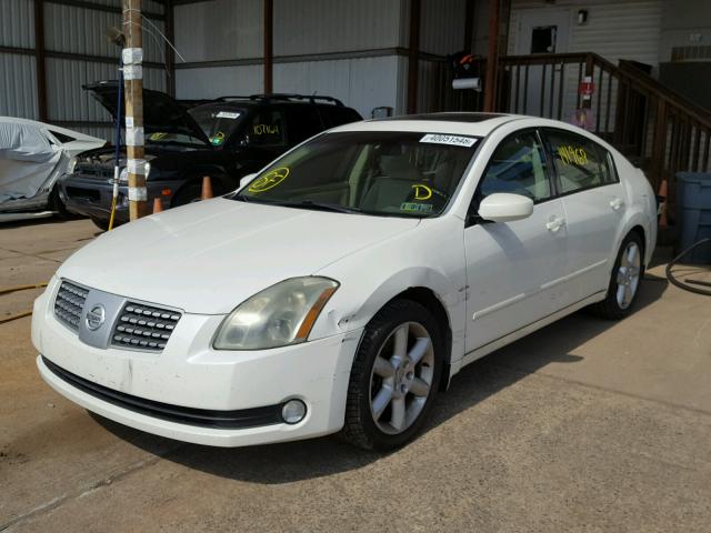 1N4BA41E36C819136 - 2006 NISSAN MAXIMA SE WHITE photo 2