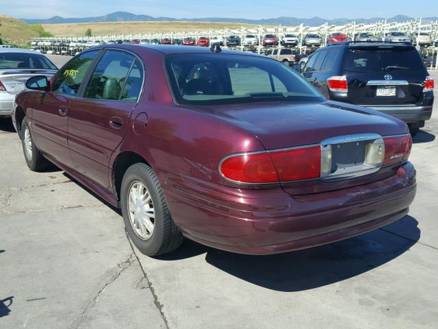 1G4HP52K44U202179 - 2004 BUICK LESABRE CU MAROON photo 3