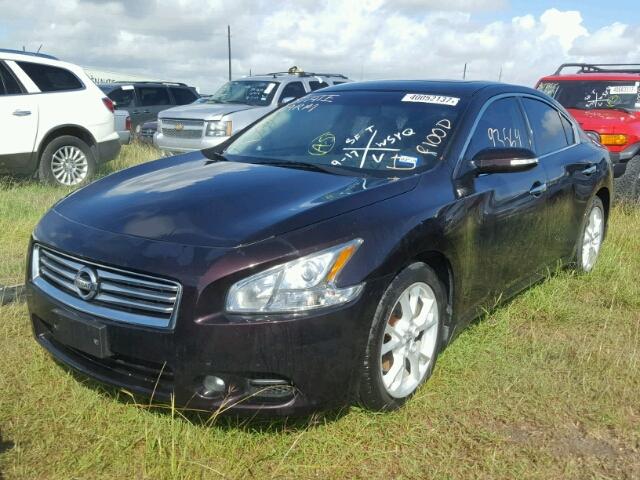 1N4AA5AP9DC810618 - 2013 NISSAN MAXIMA S أرجواني صورة 2