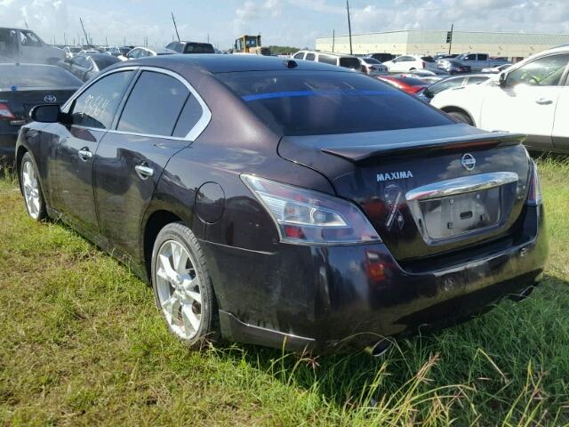 1N4AA5AP9DC810618 - 2013 NISSAN MAXIMA S أرجواني صورة 3