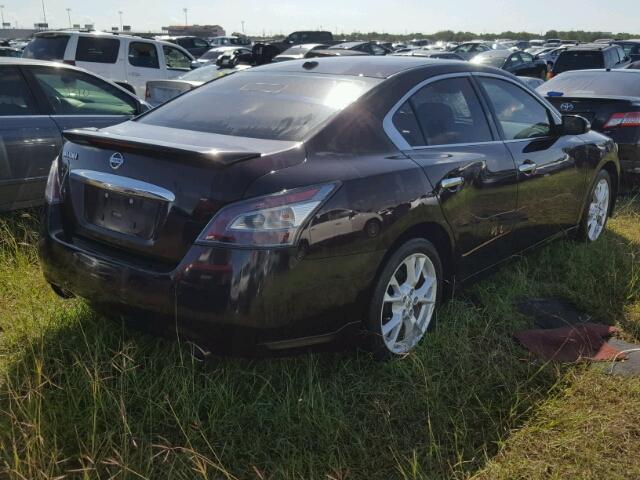 1N4AA5AP9DC810618 - 2013 NISSAN MAXIMA S أرجواني صورة 4