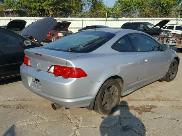 JH4DC53042C017739 - 2002 ACURA RSX TYPE-S SILVER photo 4