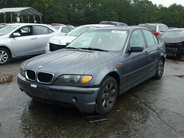 WBAEV33432KL74551 - 2002 BMW 325 I GRAY photo 2