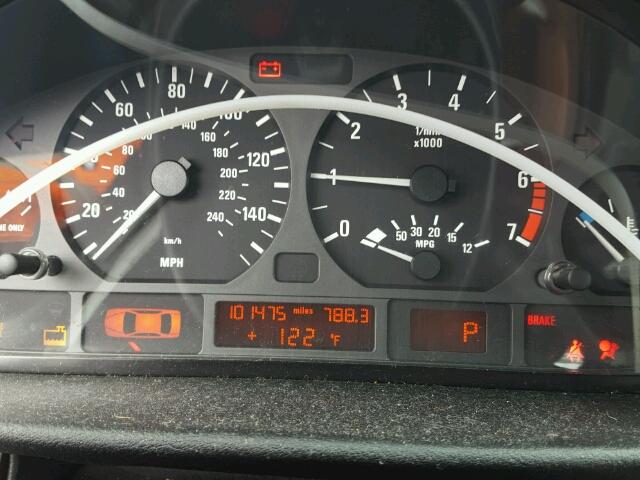 WBAEV33432KL74551 - 2002 BMW 325 I GRAY photo 8