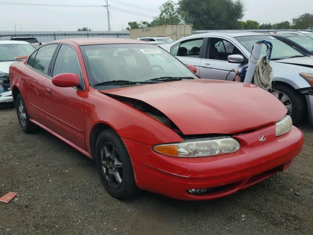 1G3NL52TX1C272895 - 2001 OLDSMOBILE ALERO GL RED photo 1