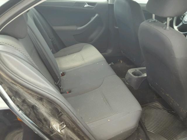 3VW1K7AJ0BM392666 - 2011 VOLKSWAGEN JETTA BASE 黑色 照片 6