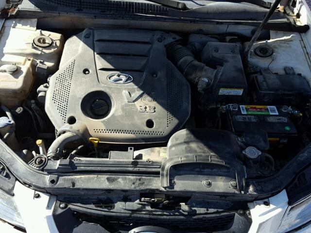 5NPET46F68H326948 - 2008 HYUNDAI SONATA GLS WHITE photo 7