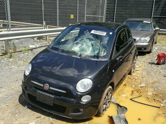 3C3CFFBR9CT340107 - 2012 FIAT 500 SPORT BLACK photo 2