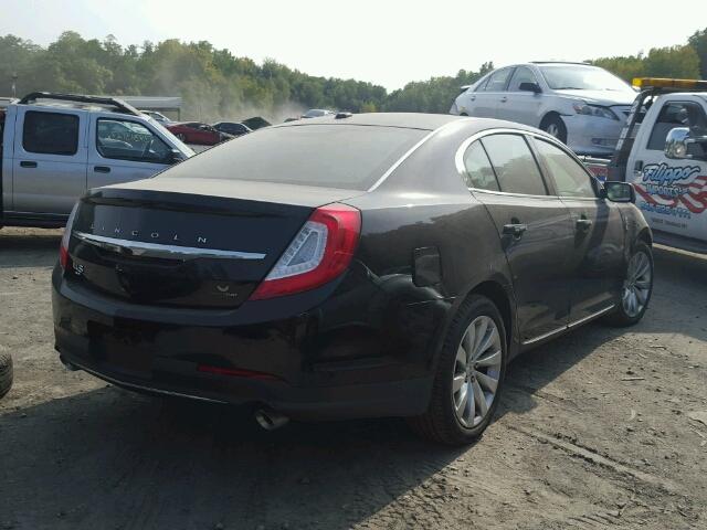 1LNHL9EK3GG603191 - 2016 LINCOLN MKS BLACK photo 4