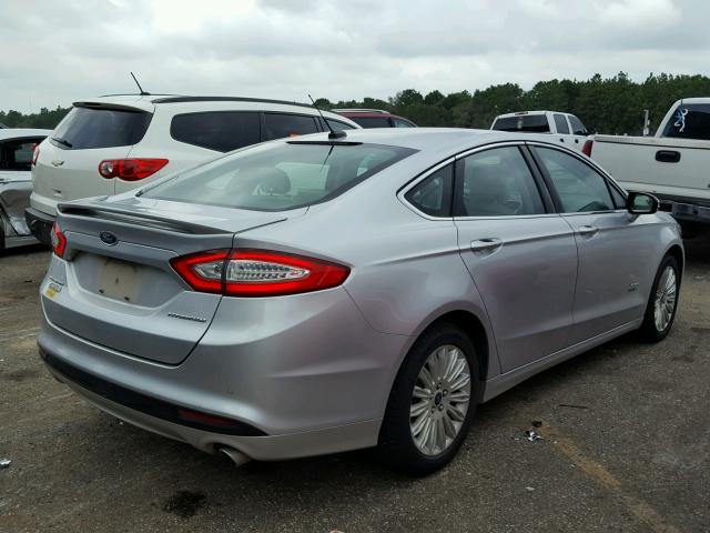 3FA6P0SUXER231152 - 2014 FORD FUSION TIT SILVER photo 4