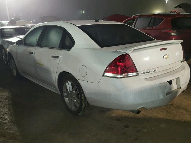 2G1WC5E3XD1161475 - 2013 CHEVROLET IMPALA WHITE photo 3