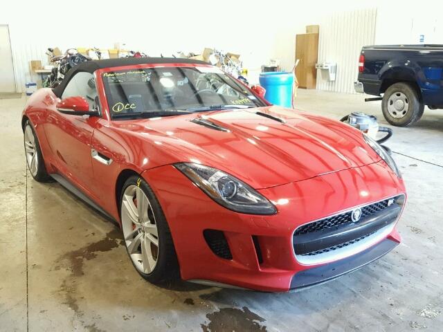 SAJWA6GL6EMK04474 - 2014 JAGUAR F-TYPE V8 RED photo 1