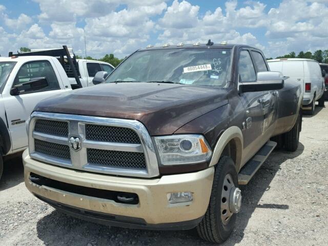 3C63RRKL3FG653061 - 2015 RAM 3500 LONGH BROWN photo 2