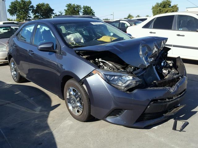 2T1BPRHE5EC167976 - 2014 TOYOTA COROLLA EC BLUE photo 1