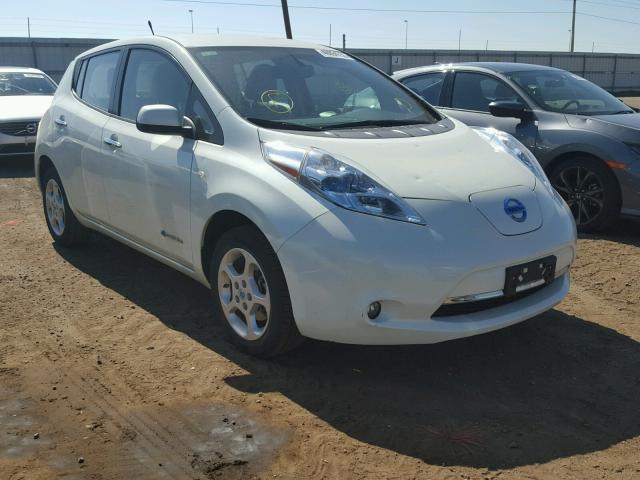 JN1AZ0CP8CT020067 - 2012 NISSAN LEAF SV WHITE photo 1