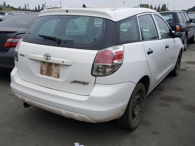 2T1KR32E37C648277 - 2007 TOYOTA COROLLA MA WHITE photo 4