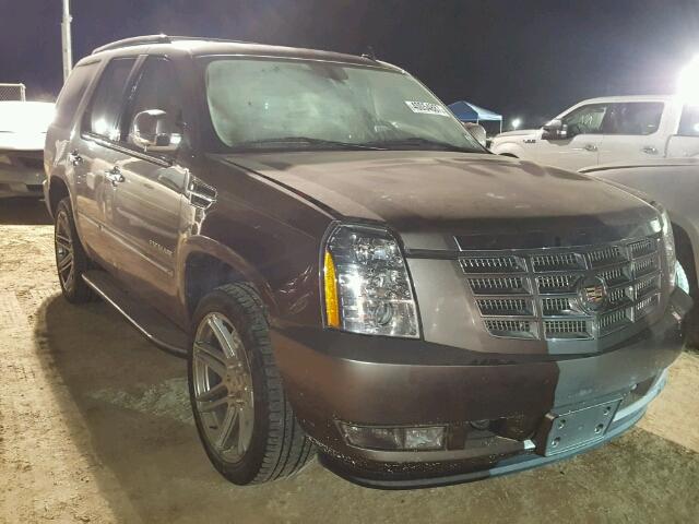 1GYS3BEFXER106784 - 2014 CADILLAC ESCALADE L BROWN photo 1