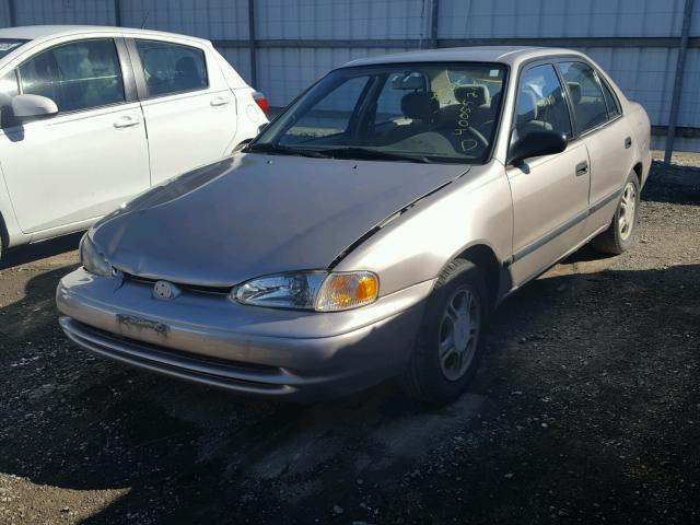 1Y1SK5289YZ410205 - 2000 CHEVROLET GEO PRIZM 金色 照片 2