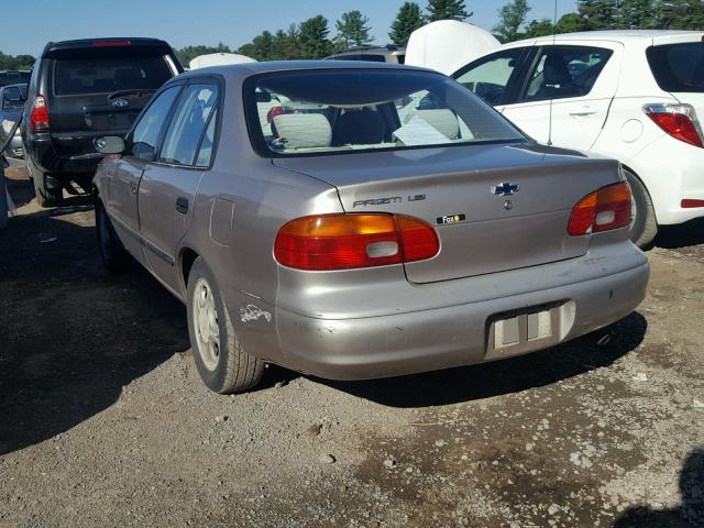 1Y1SK5289YZ410205 - 2000 CHEVROLET GEO PRIZM 金色 照片 3