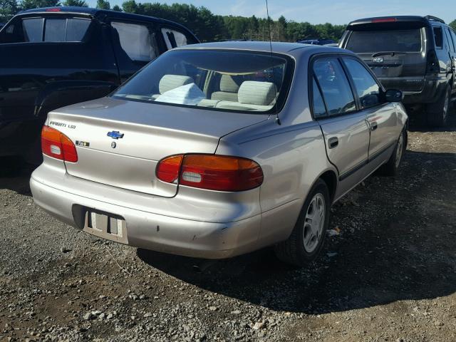 1Y1SK5289YZ410205 - 2000 CHEVROLET GEO PRIZM 金色 照片 4