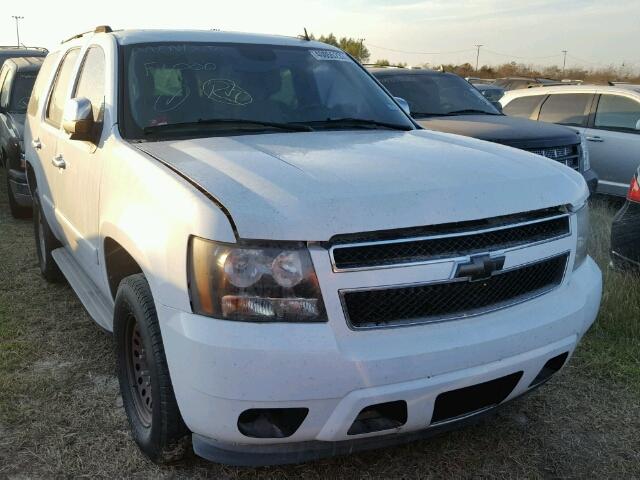 1GNFC13C07R286801 - 2007 CHEVROLET TAHOE WHITE photo 1