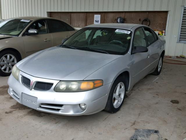 1G2HX52KX34115698 - 2003 PONTIAC BONNEVILLE GRAY photo 2