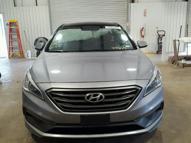 5NPE34AF6GH346641 - 2016 HYUNDAI SONATA SPO GRAY photo 9