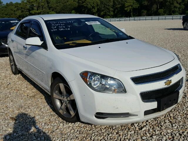 1G1ZD5EU4CF386128 - 2012 CHEVROLET MALIBU 2LT WHITE photo 1