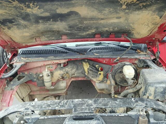 1GTEK19B65Z283551 - 2005 GMC NEW SIERRA RED photo 7