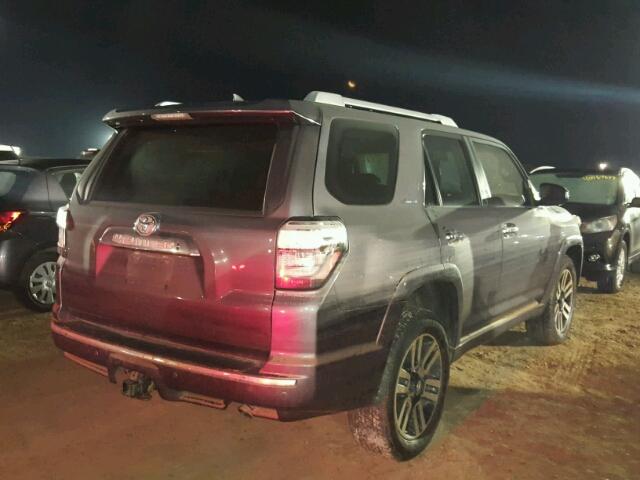 JTEBU5JR8F5214040 - 2015 TOYOTA 4RUNNER SR GRAY photo 4