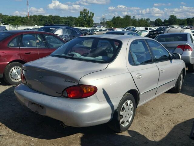 KMHJF35F5YU923477 - 2000 HYUNDAI ELANTRA SILVER photo 4