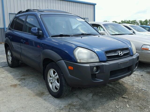 KM8JN72D06U310032 - 2006 HYUNDAI TUCSON GLS BLUE photo 1