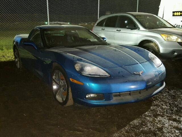 1G1YY25W185101561 - 2008 CHEVROLET CORVETTE BLUE photo 1