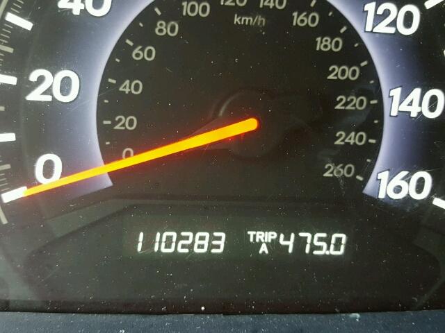 5FNRL3H75AB059436 - 2010 HONDA ODYSSEY EX BLUE photo 8