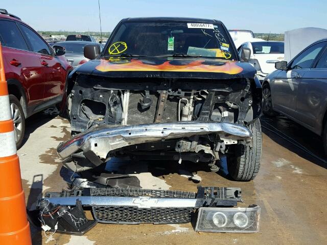 1GCCS138368135515 - 2006 CHEVROLET COLORADO BLACK photo 9