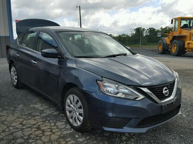 3N1AB7AP5GY214181 - 2016 NISSAN SENTRA S TEAL photo 1