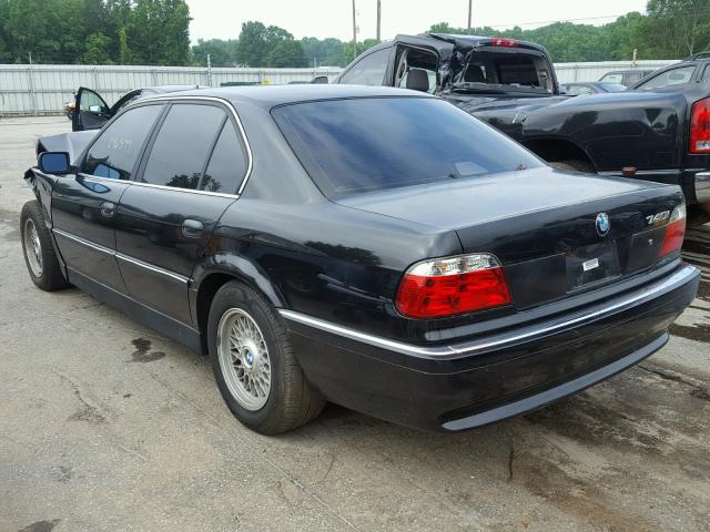 WBAGF6329SDH00043 - 1995 BMW 740 I AUTO BLACK photo 3