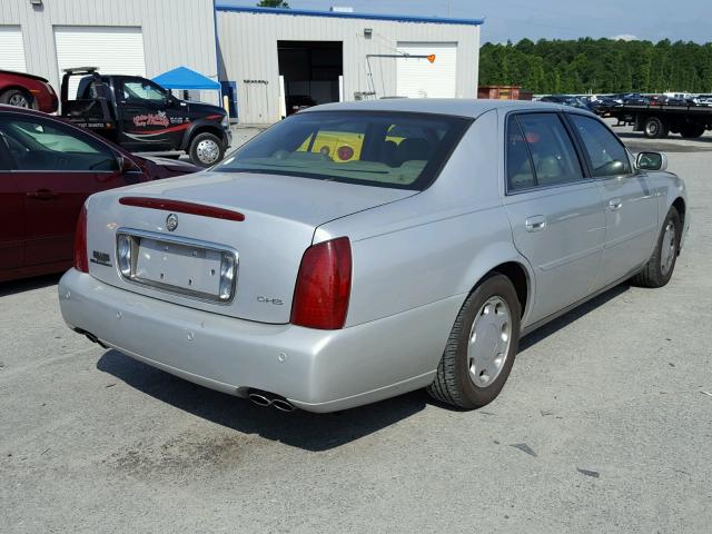 1G6KE57Y3YU227158 - 2000 CADILLAC DEVILLE DH SILVER photo 4