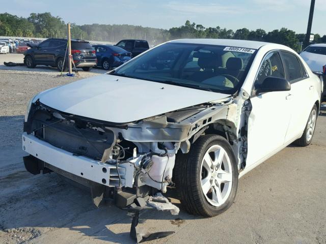 1G1ZA5EU1BF288178 - 2011 CHEVROLET MALIBU LS WHITE photo 2