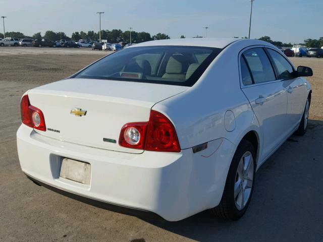 1G1ZA5EU1BF288178 - 2011 CHEVROLET MALIBU LS WHITE photo 4