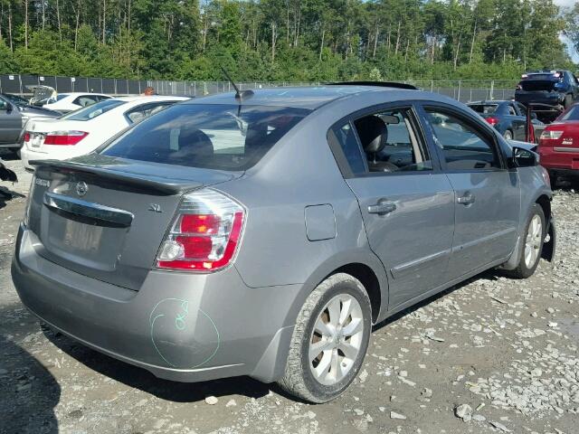 3N1AB6AP7BL683899 - 2011 NISSAN SENTRA 2.0 SILVER photo 4