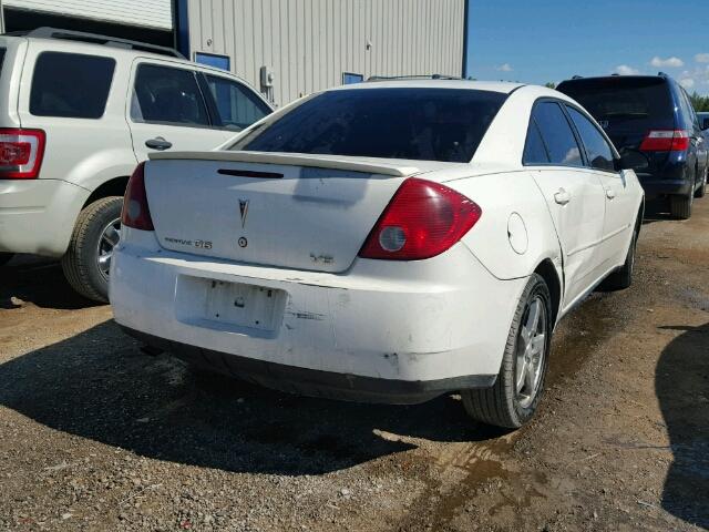 1G2ZG58N674223392 - 2007 PONTIAC G6 BASE WHITE photo 4