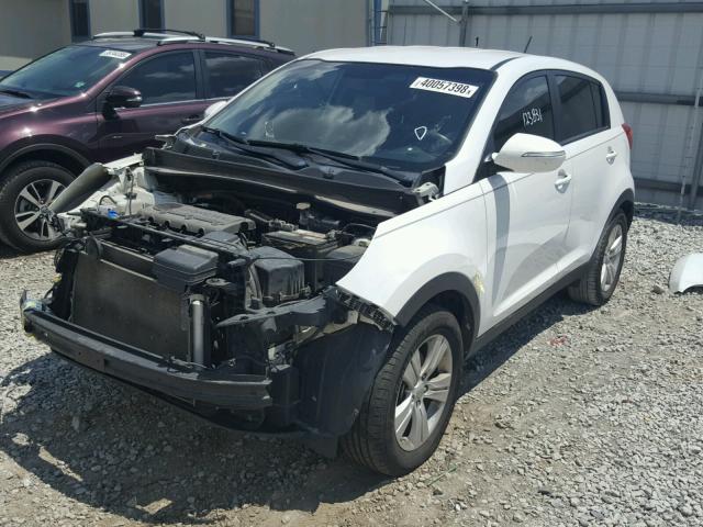 KNDPB3A25C7253756 - 2012 KIA SPORTAGE B WHITE photo 2