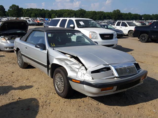 1C3XJ45K8KG243664 - 1989 CHRYSLER LEBARON SILVER photo 1