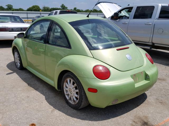 3VWCR31C95M409354 - 2005 VOLKSWAGEN NEW BEETLE 绿色 照片 3