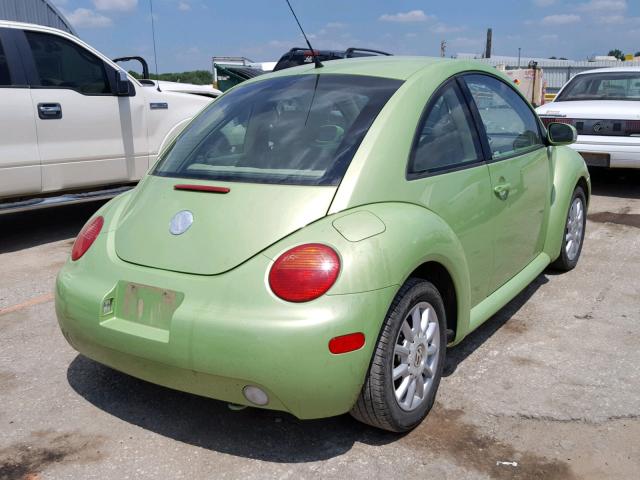 3VWCR31C95M409354 - 2005 VOLKSWAGEN NEW BEETLE 绿色 照片 4