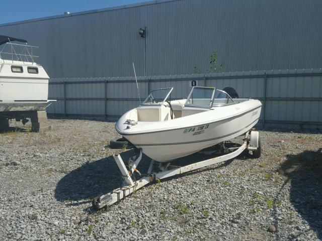 SB2C0593B595 - 1995 SUNB BOAT WHITE photo 2