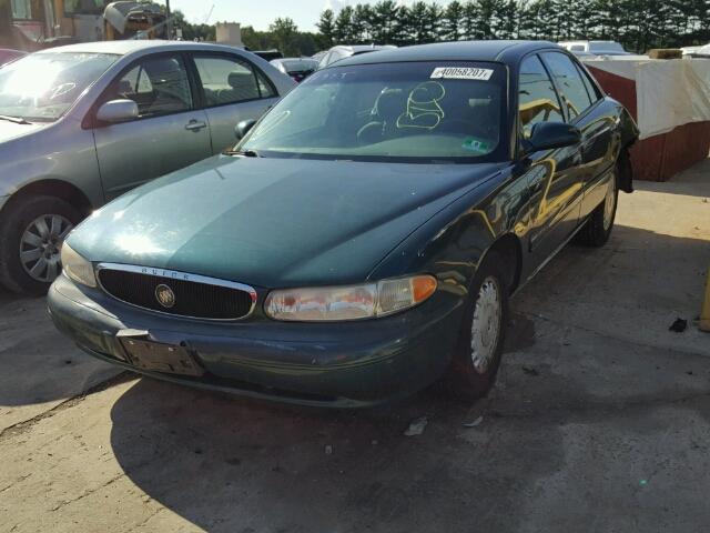 2G4WS52J621154237 - 2002 BUICK CENTURY CU GREEN photo 2